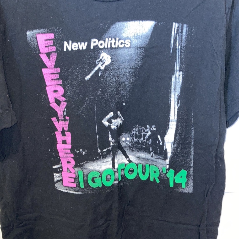New Politics tour tee everywhere I go 2014